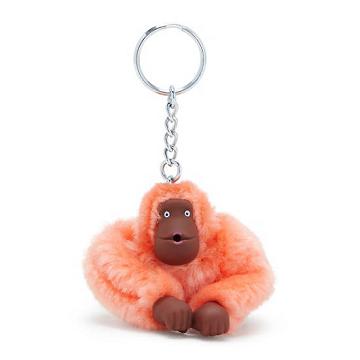 Kipling Sven Small Monkey Keychain Accessories Cool Coral | AU 2013DF